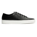 JAK Royal Leather Men's Black Sneakers