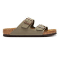 Birkenstock Arizona Birko Flor Stone Nubuck Narrow Sandals