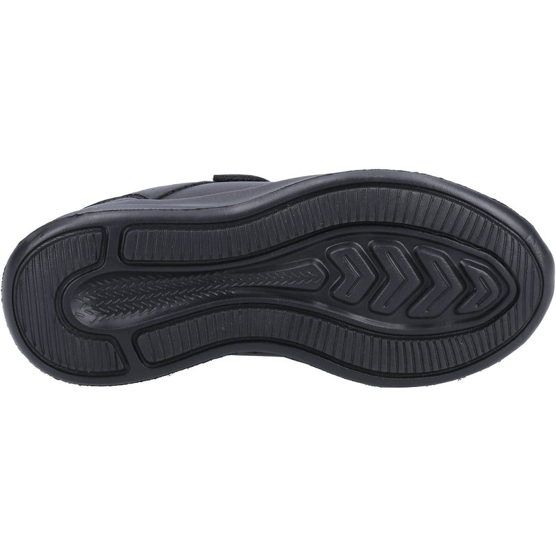 Hush Puppies Marling Easy Senior Synthetic Black Shoes