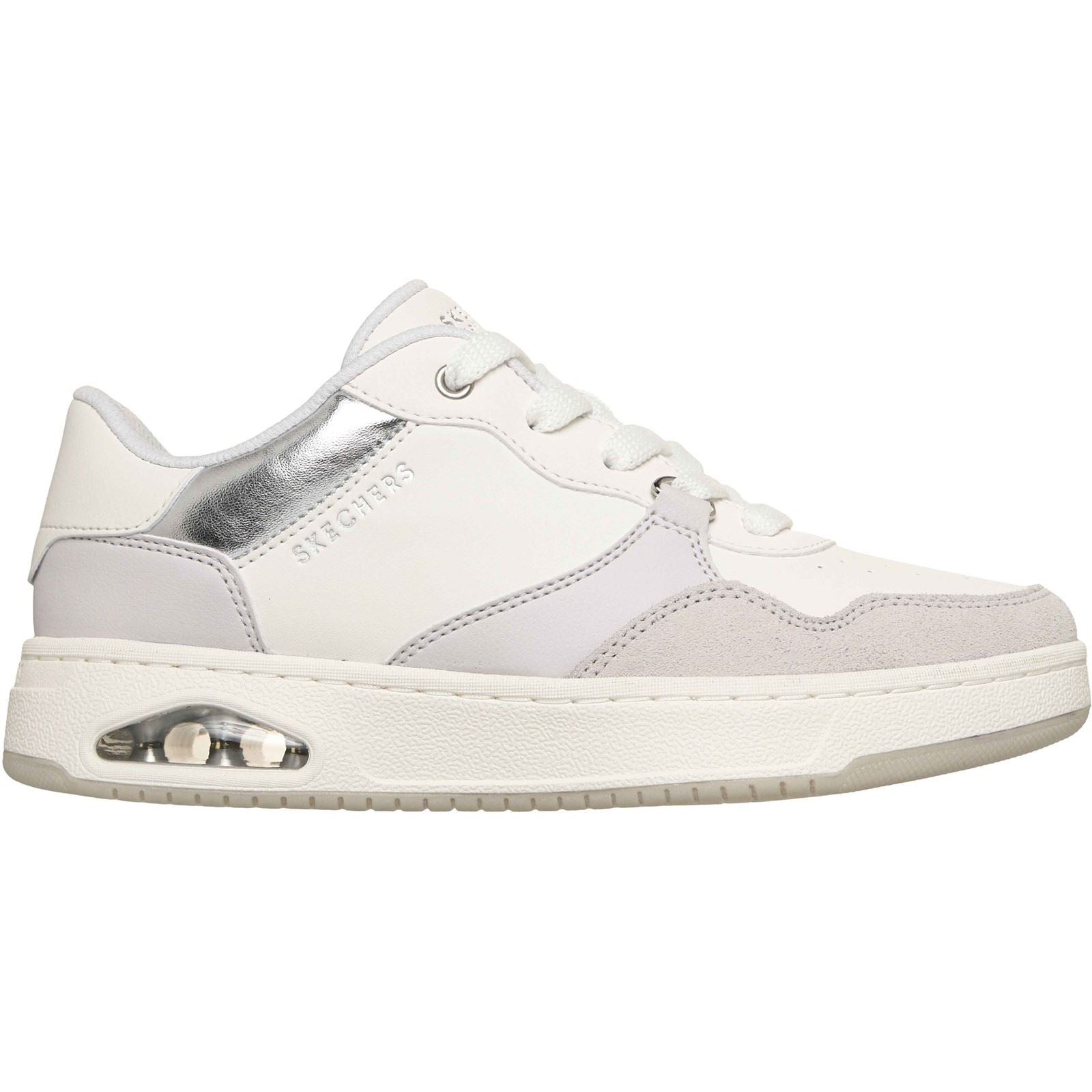 Skechers UNO CTL - Subtle Shimmer Polyurethane Women's White Standard Trainers