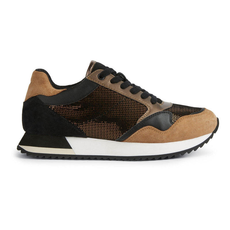 Geox Doralea Leather Women's Bronze/Toffee Sneakers