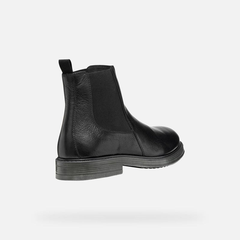 Geox Spherica EC1 Leather Men's Black Boots