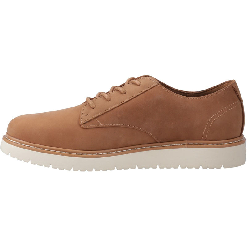 TOMS Navi TRVL LITE Leather Men's Tan Lace-Up Shoes