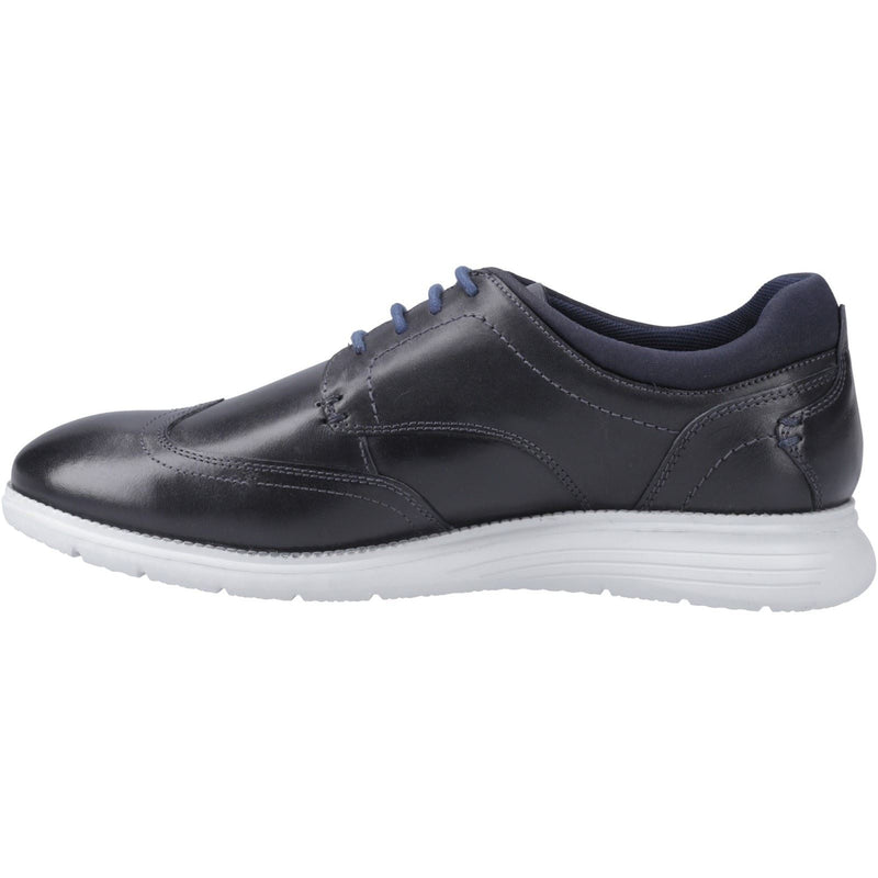 Pod Vantage Leather Men's Navy Lace-Up Shoes