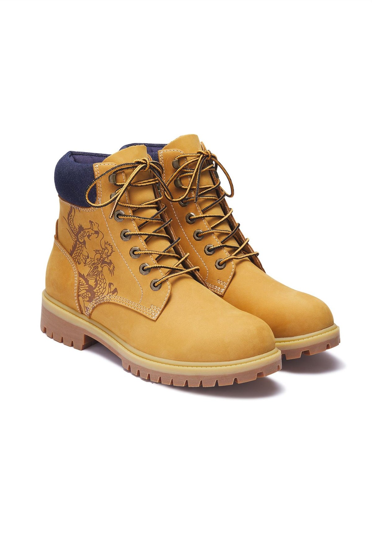 Ed Hardy Dancing Dragon Nubuck Women's Tan Boots