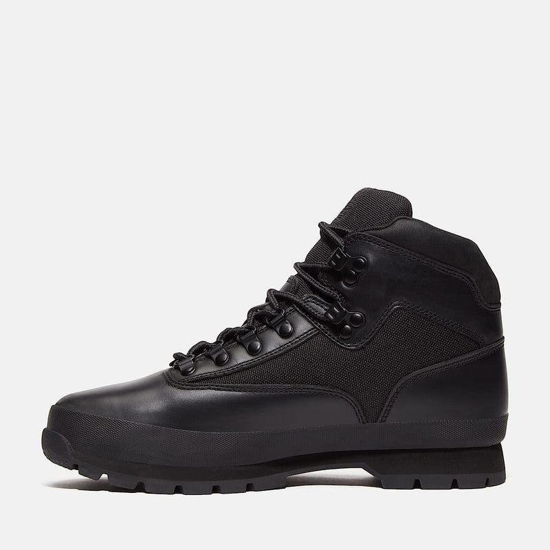 Timberland Euro Hiker Workwear I Blackout Leather Men's Black Boots
