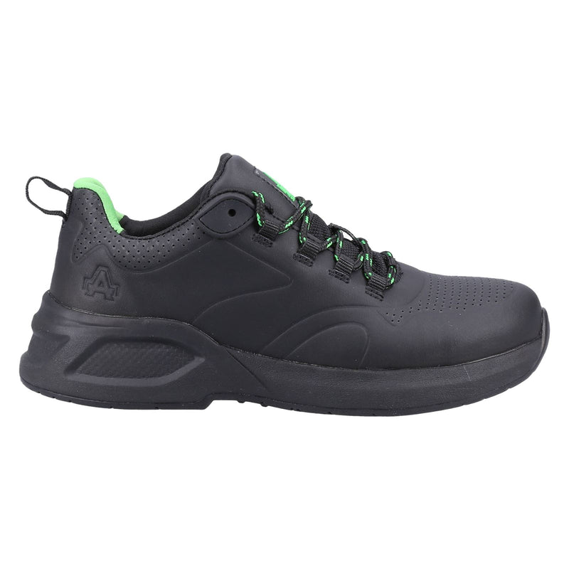 Amblers Safety 612 Leather Women's Black Safety Sneakers