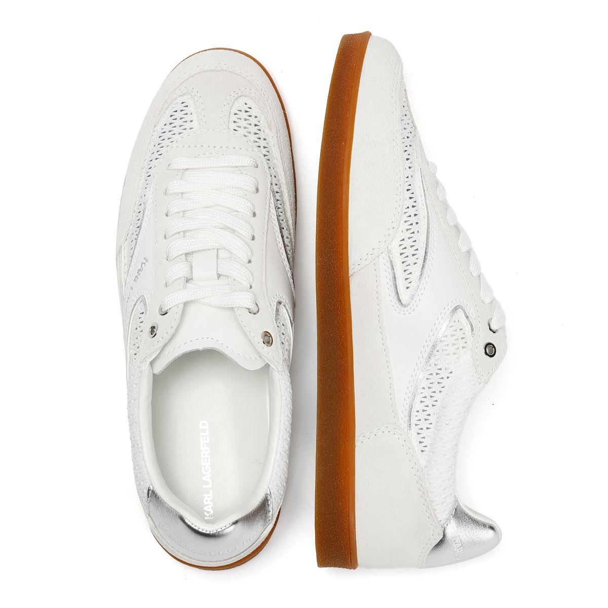 Karl Lagerfeld Kandidate Mesh Mix Women's White Sneakers