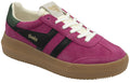 Gola Athena Suede Women's Fuchsia/Black/Evergreen Sneakers