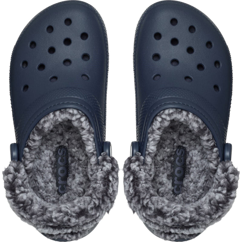 Crocs Classic Fleece Lined Thermoplastic Navy Clogs