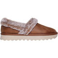 Skechers Cozy Up Synthetic Women's Chestnut Slippers