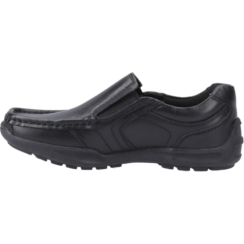 Hush Puppies Morgan Leather Boys's Black Loafers