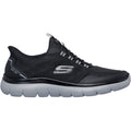 Skechers Summits Top Rate Textile Men's Black/Charcoal Sneakers