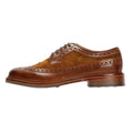 Chapman & Moore Longwing Brogue Leather/Suede Men's Mahogany/Tobacco Shoes