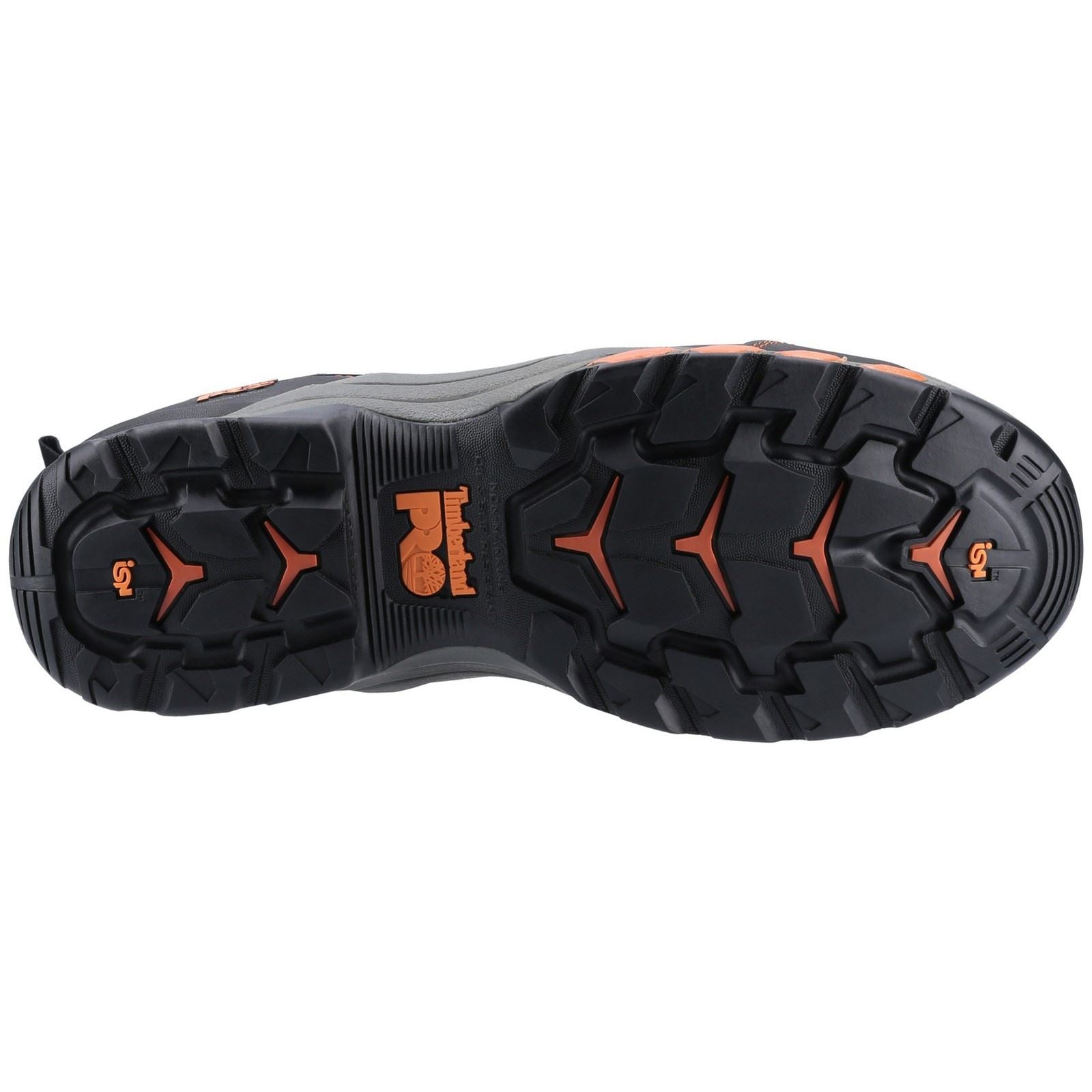 Timberland Pro Hypercharge Work Leather Black/Orange Safety Boots
