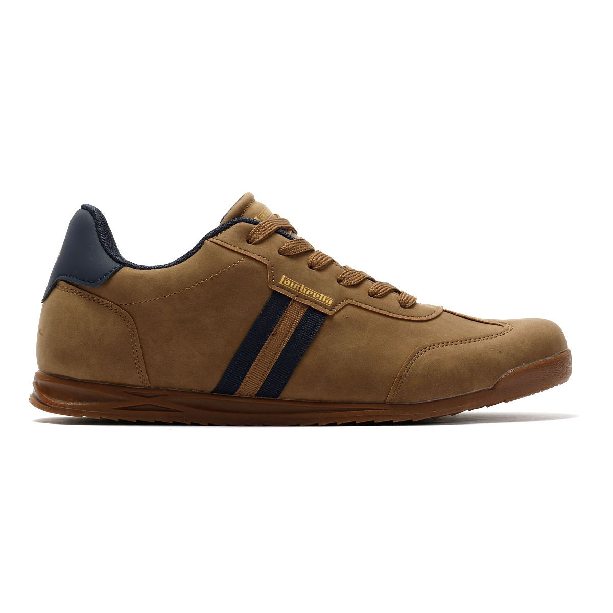 Lambretta Tackle Men's Taupe/Navy Sneakers