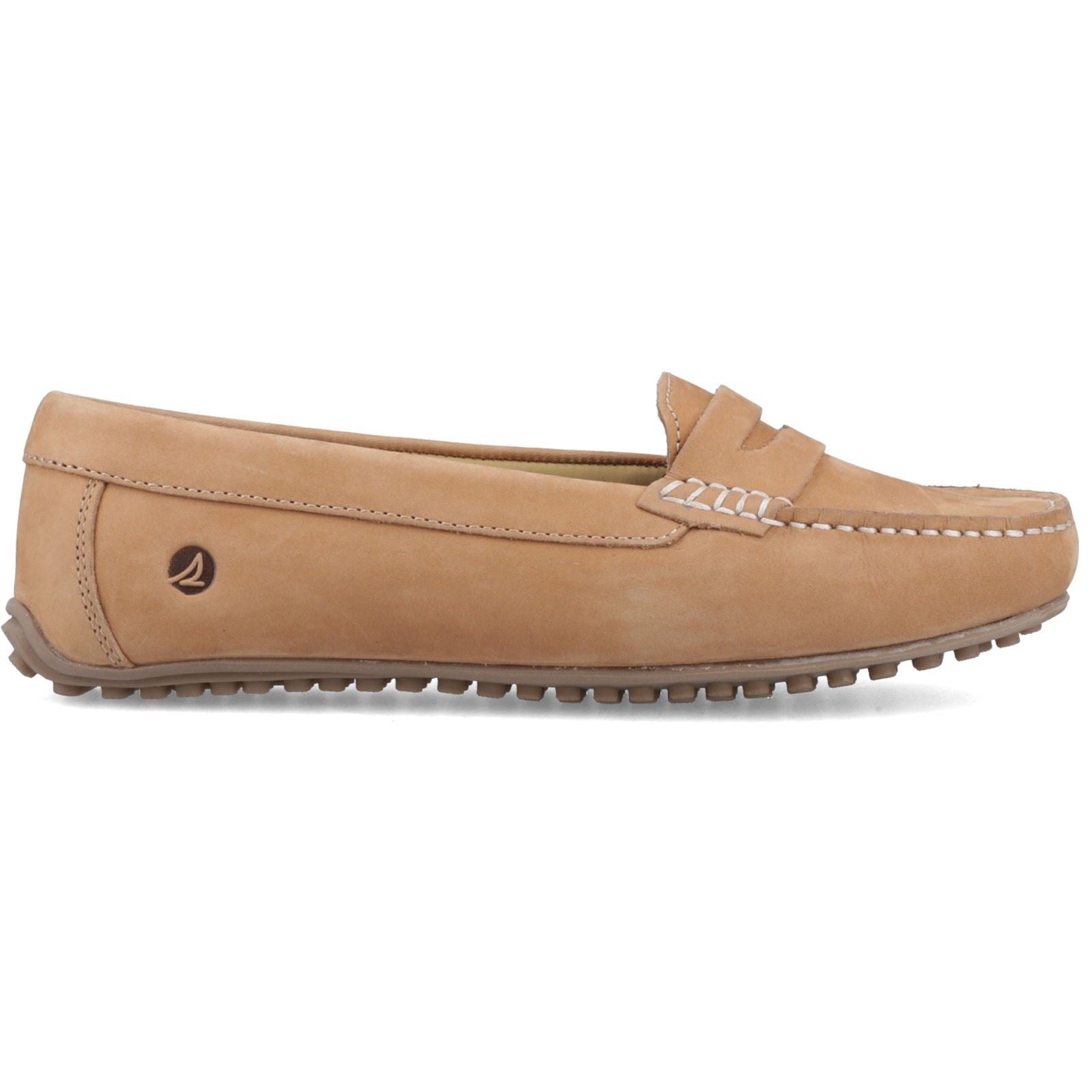 Sperry Tubarao Slip On Nubuck Women's Tan Moccasins Shoes