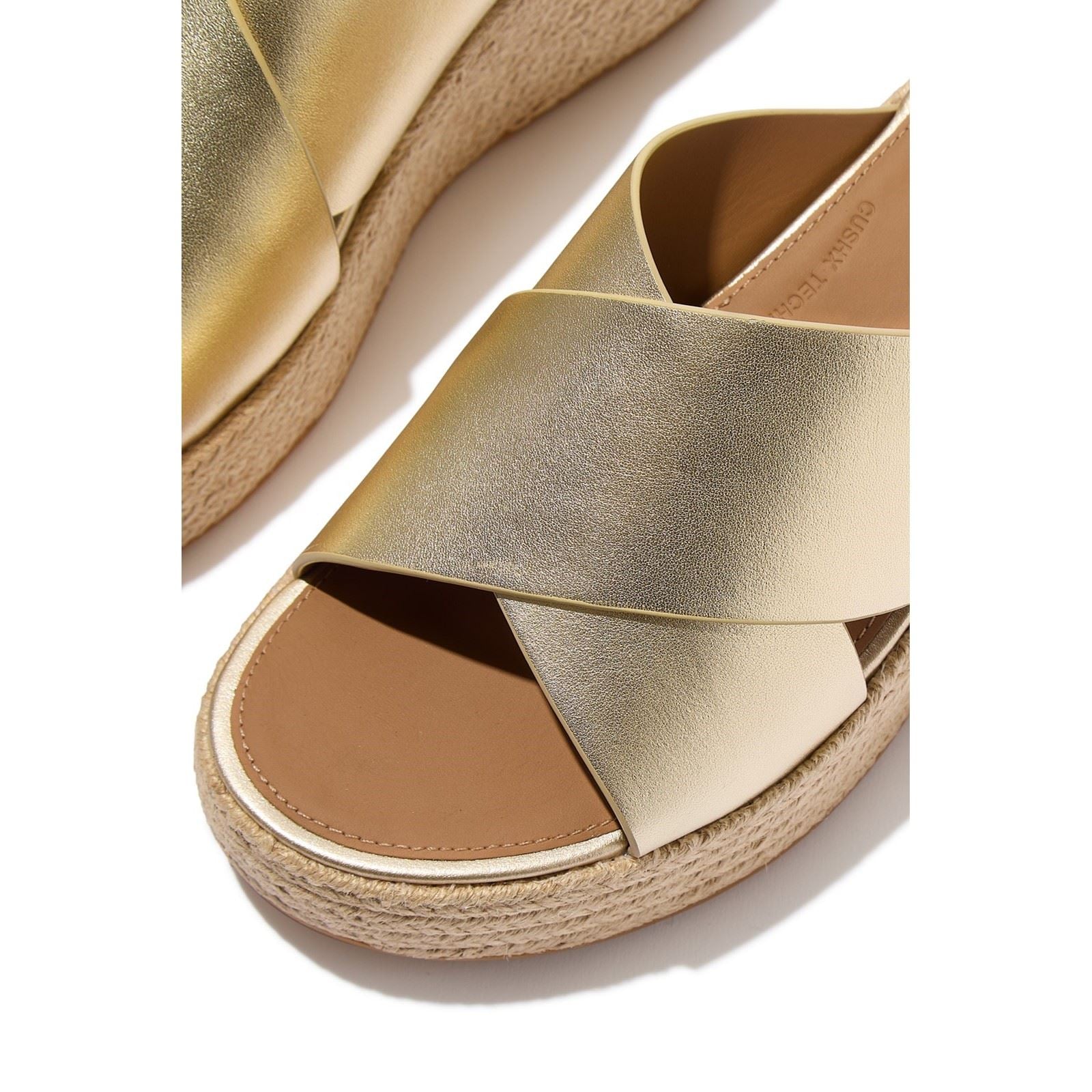 Fitflop Platfforms Leather Women's Platino Sandals