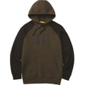 Caterpillar Raglan Cotton Men's Moss Hooded Sweatshirt