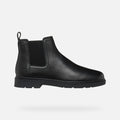 Geox Spherica EC1 C Tumble Leather Men's Black Boots