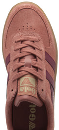 Gola Grandslam Suede Women's Clay/Cerise Sneakers