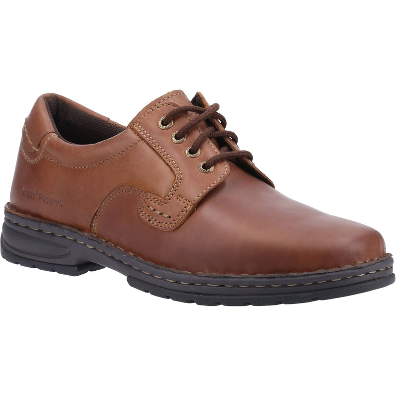 Hush Puppies Outlaw II Leather Men's Brown Lace-Up Shoes