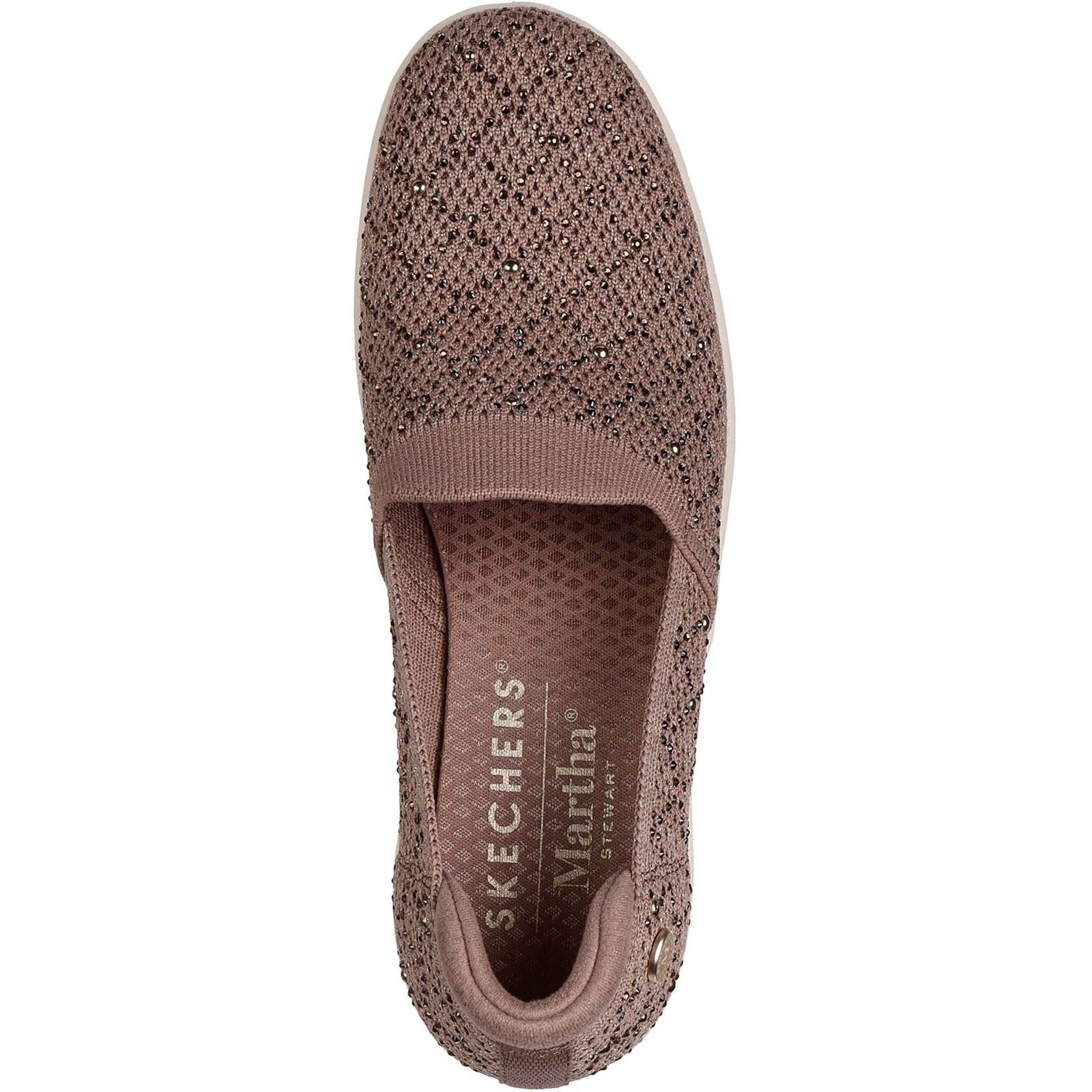 Skechers Pier-Lite My Reflection Polyester Women's Mocha Sneakers
