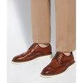 Dune Benidictus Nubuck Men's Tan Brogues Shoes