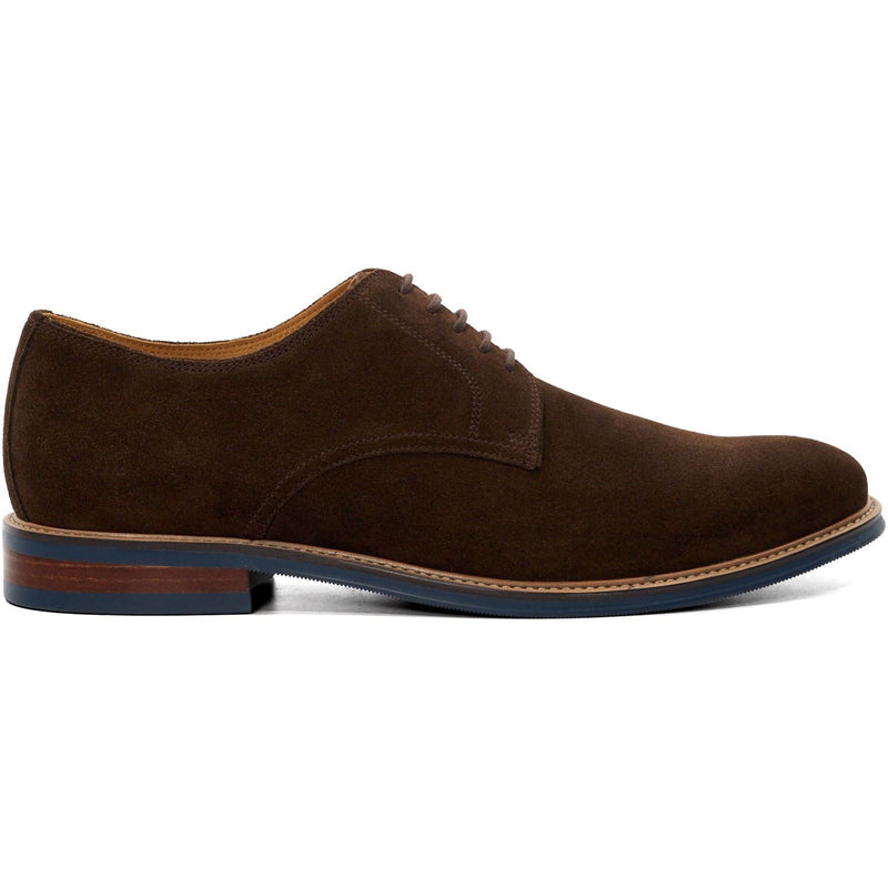Dune Stanley Leather Men's Brown Lace-Up Shoes