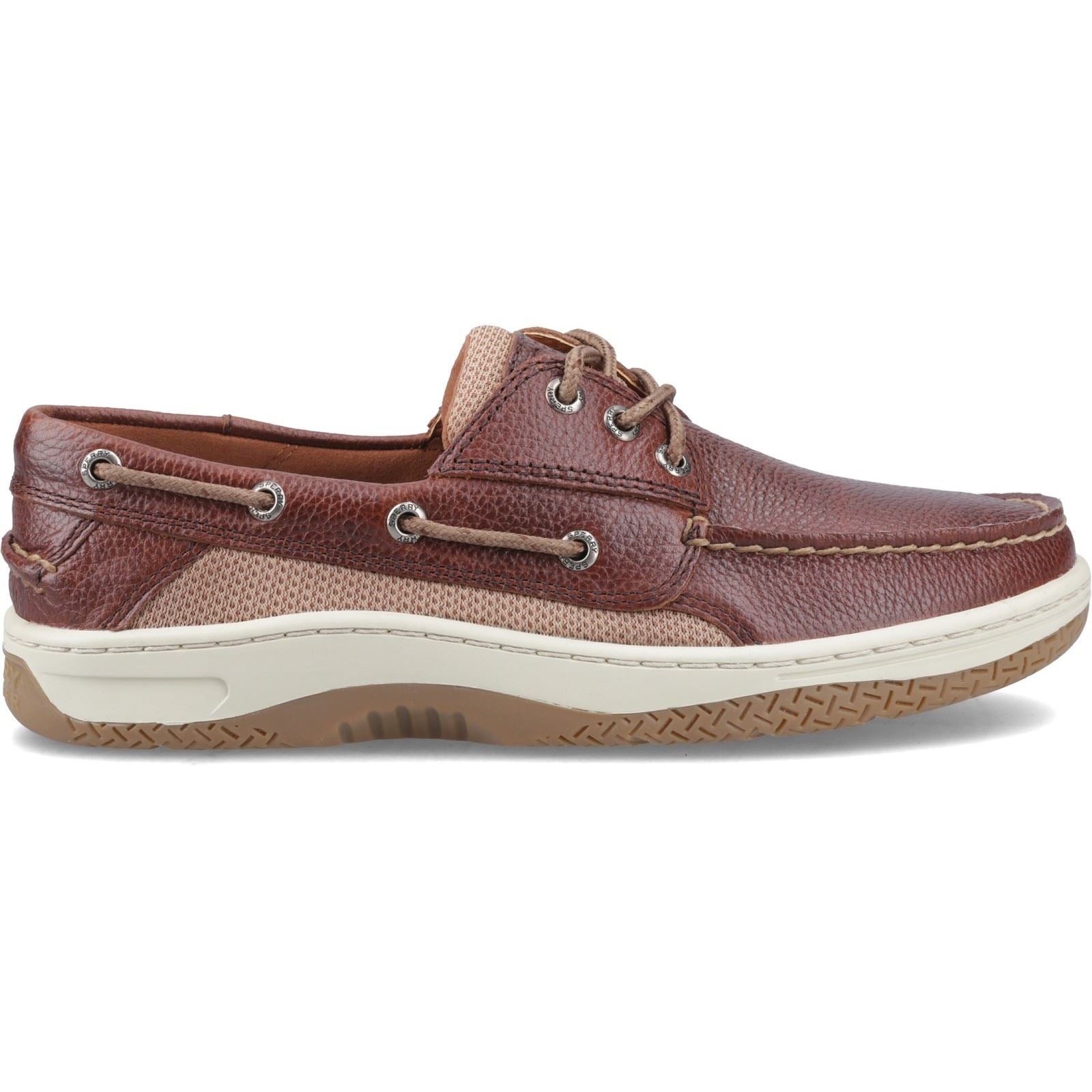 Sperry Billfish 3 Eye Leather Men's Wide Brown Boat Shoes
