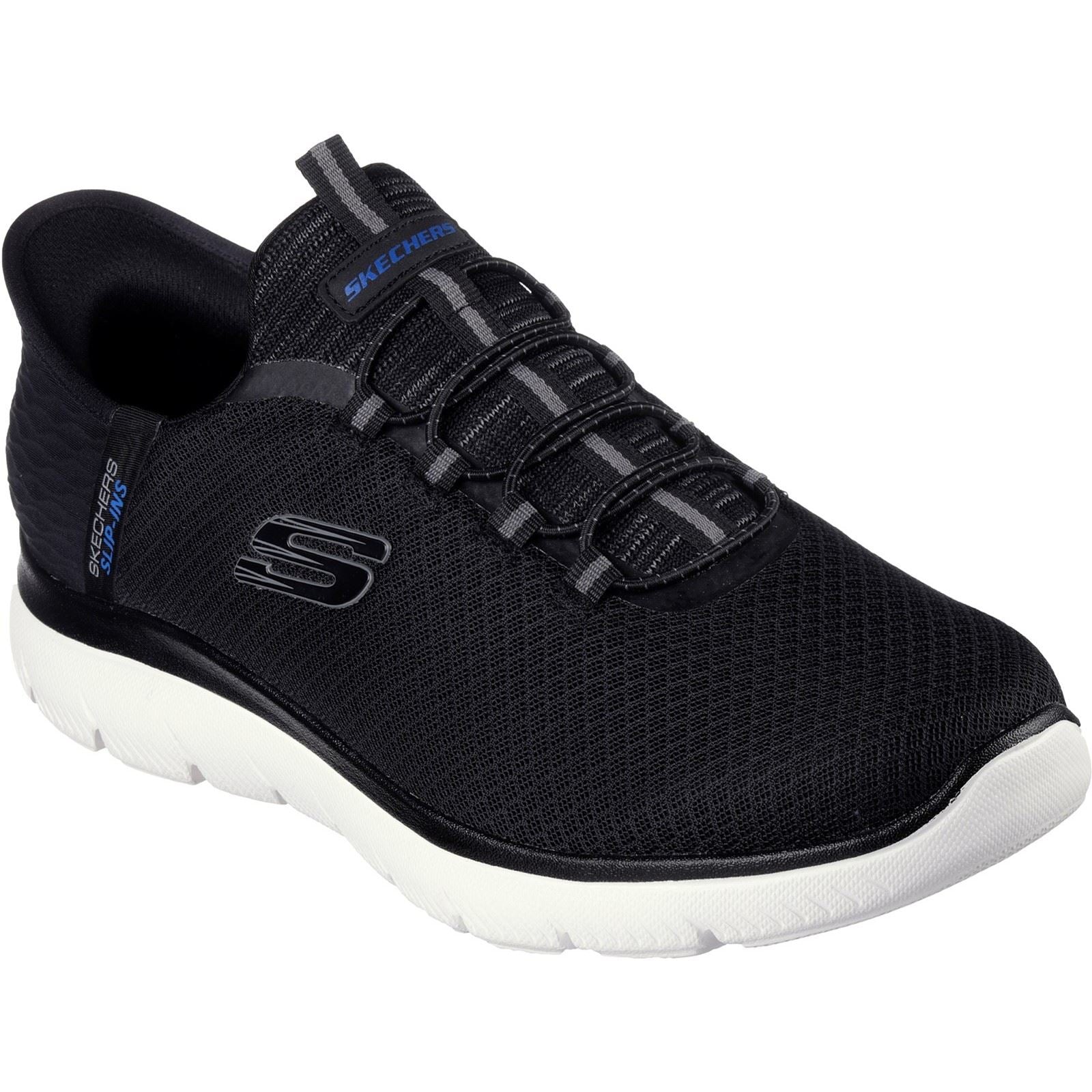 Skechers Summits - High Range Synthetic Men's Black Sneakers