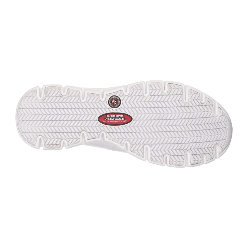 Skechers Workwear Sure Track Leather Women's White Sneakers