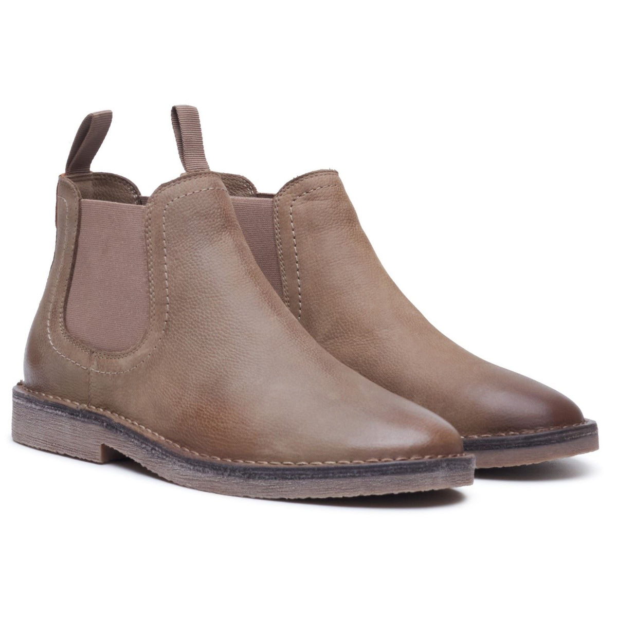 Hush Puppies Shaun Leather Men's Stone Boots
