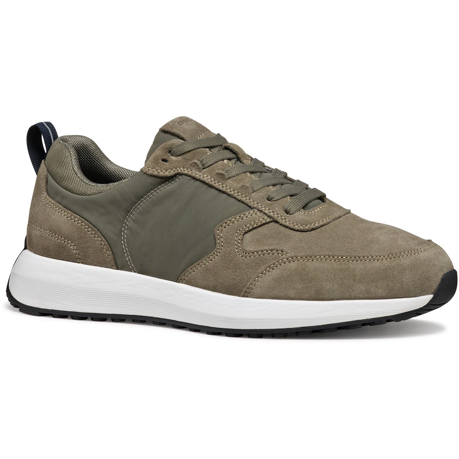 Geox U VOLPIANO Leather Men's Sage Sneakers