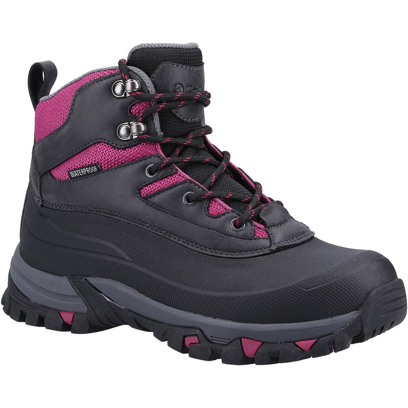 Cotswold Calmsden Rubber Women's Grey/Berry Hiking Boots