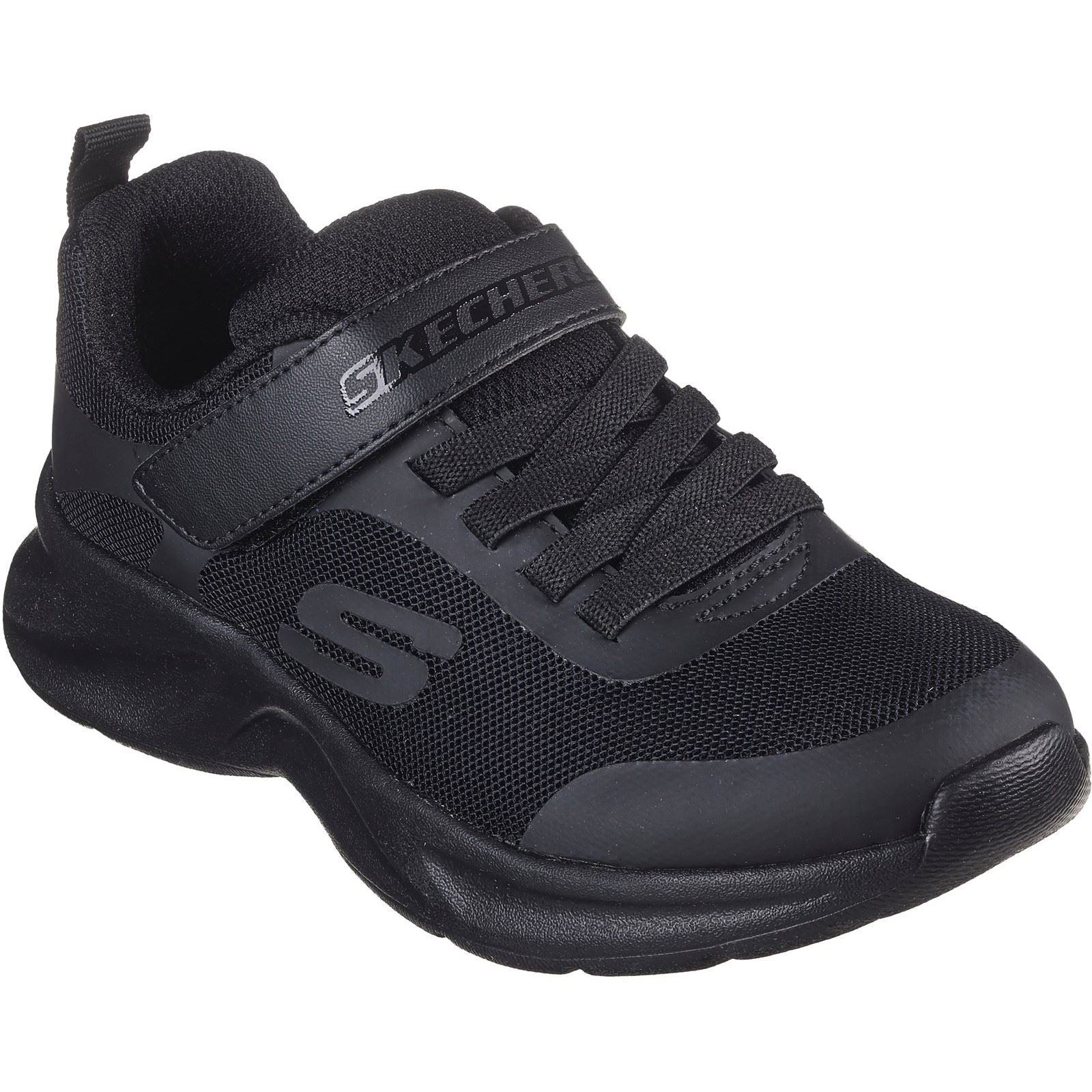 Skechers Dynamatic Textile Girls's Black Sneakers