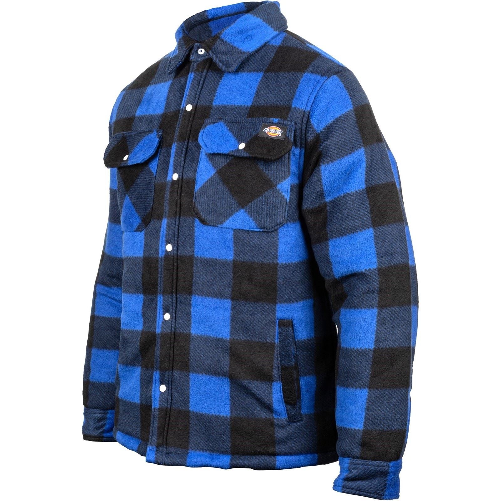 Dickies Portland Polyester Men's Blue Casual Shirt