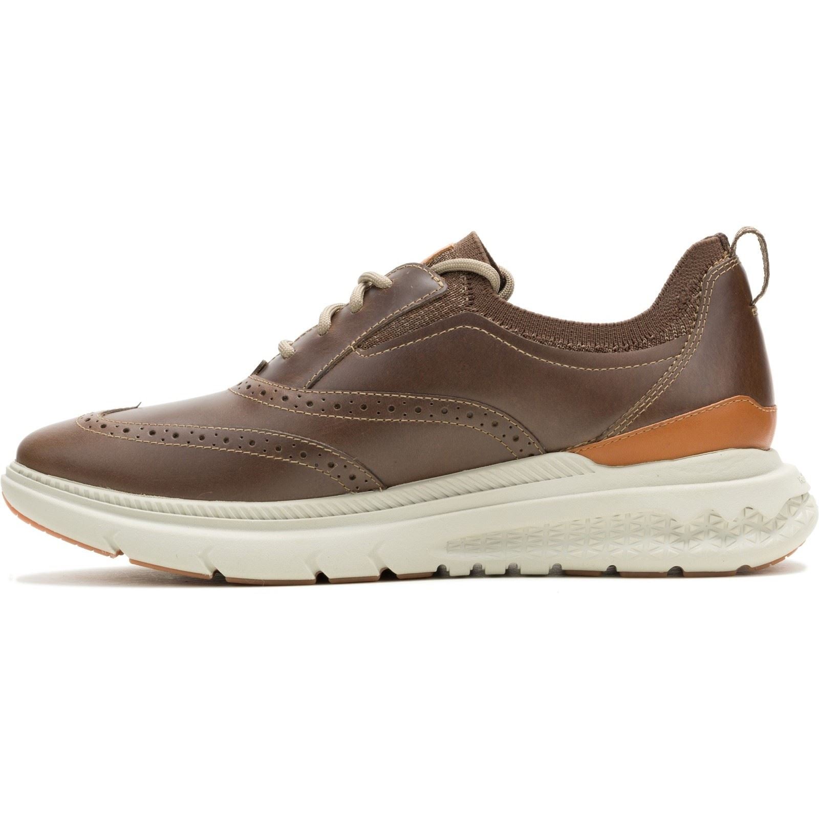 Hush Puppies Excel Leather Men's Fossil Lace-Up Shoes