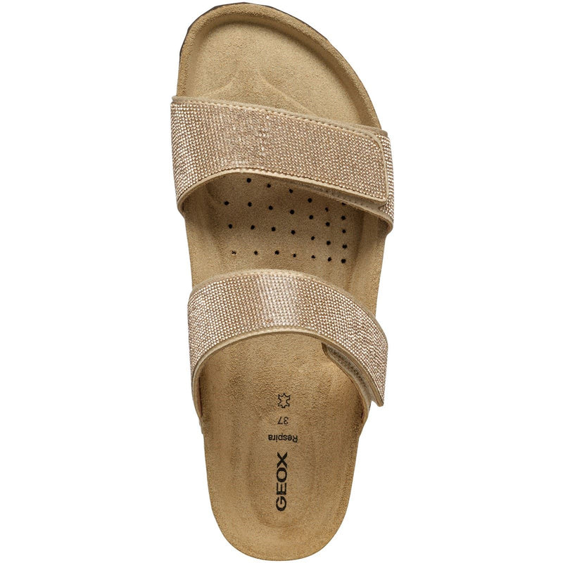 Geox D BRIONIA R Women's Rose Gold Sandals