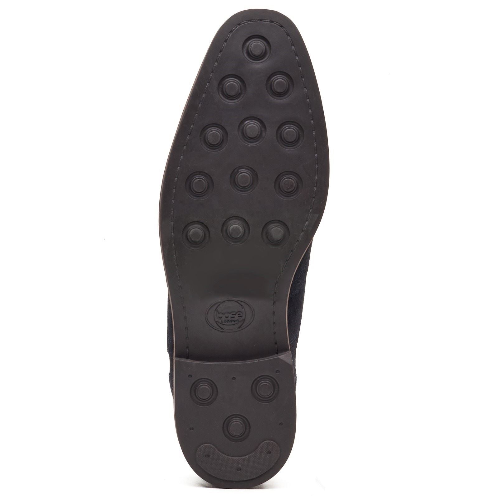 Base London Clarence Leather Men's Navy Brogues Shoes