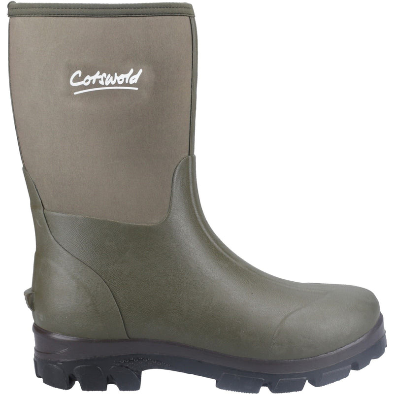 Cotswold Kensington Leather Green Wellington Boots