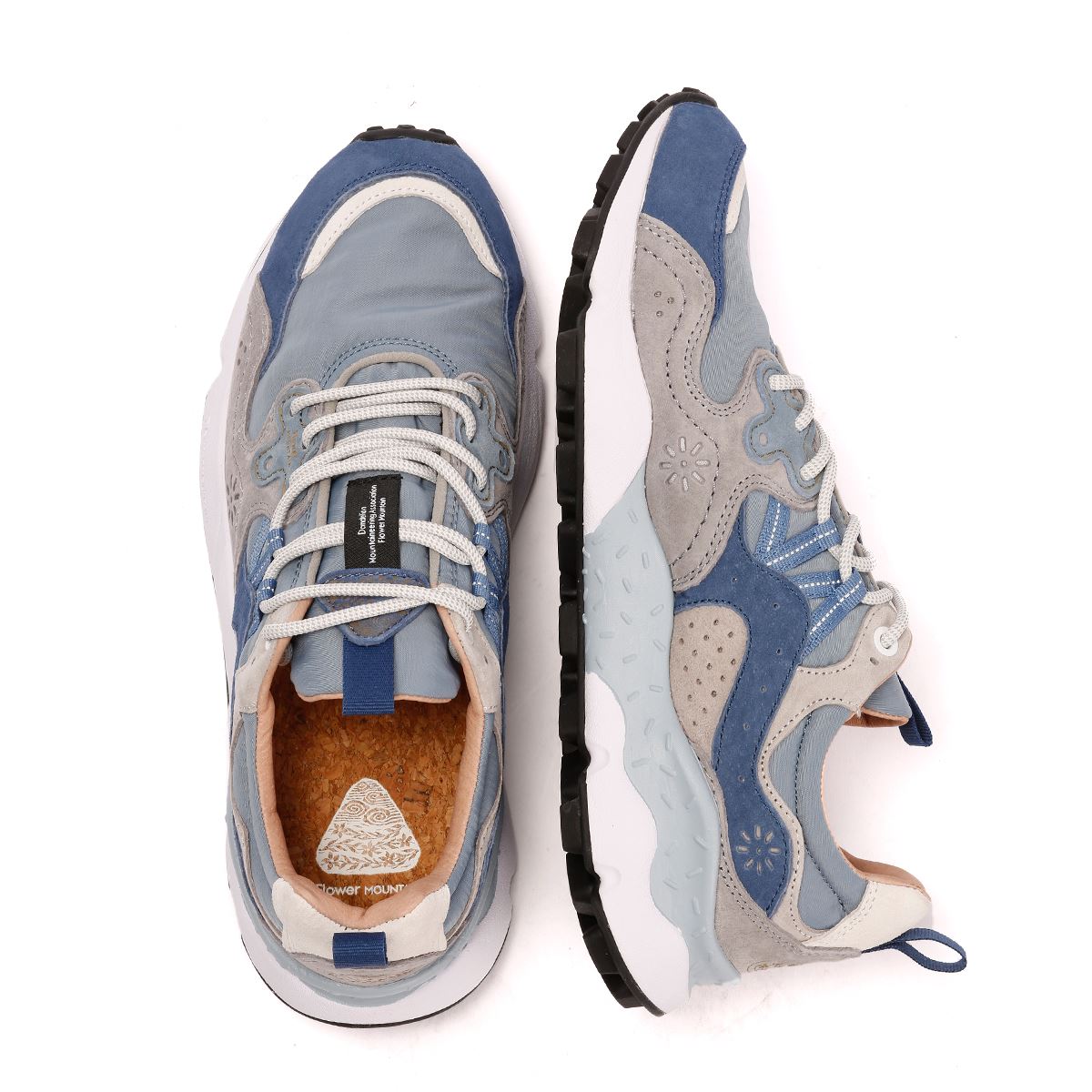 Flower Mountain Yamano 3 Men's Navy/Light Gray/Blue Sneakers