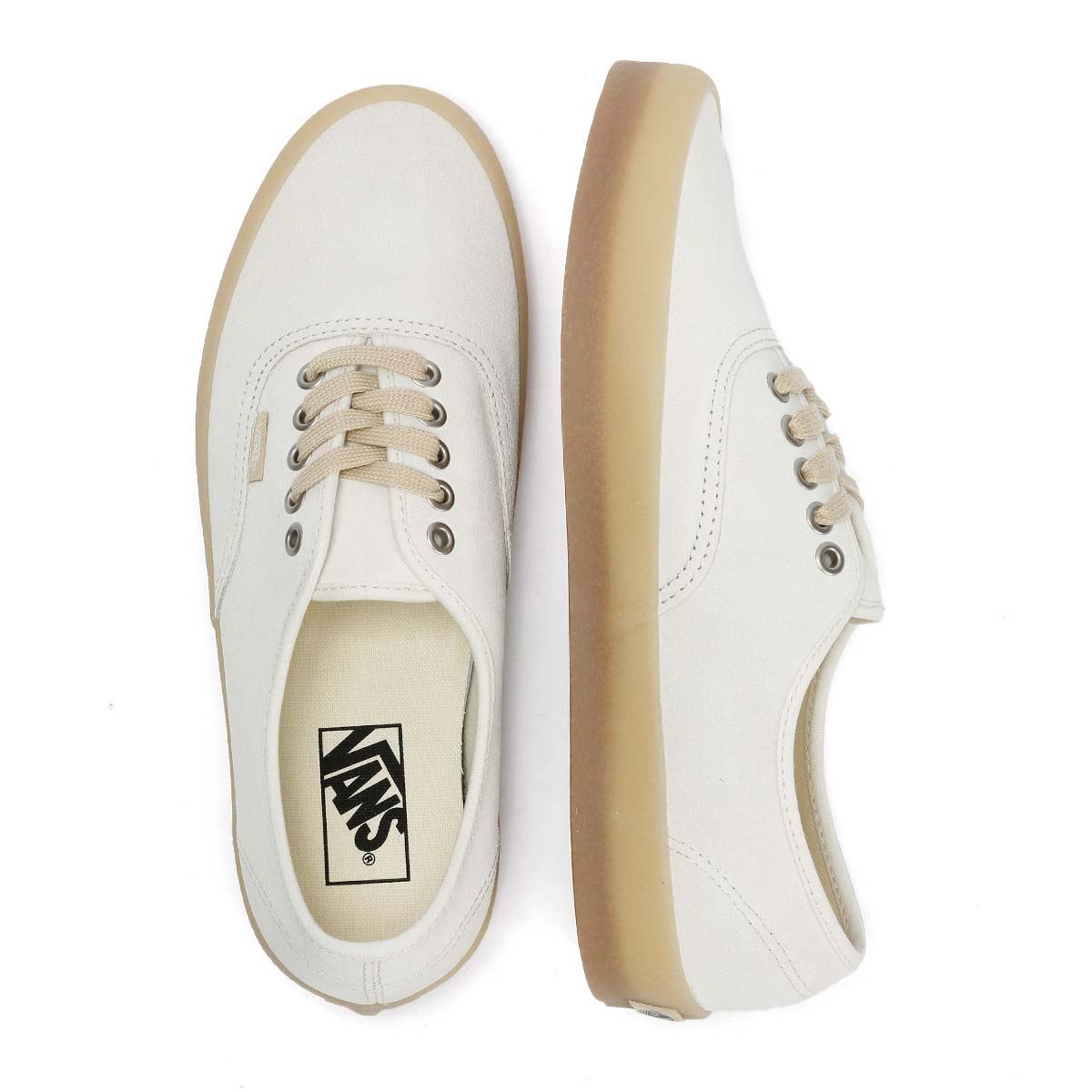 Vans Authentic Crepe Leather Men's Marshmallow Sneakers