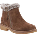 Hush Puppies Marnie Suede Women's Chocolate Winter Ankle Boots
