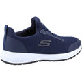 Skechers Workwear Squad SR Textile Women's Navy Safety Sneakers