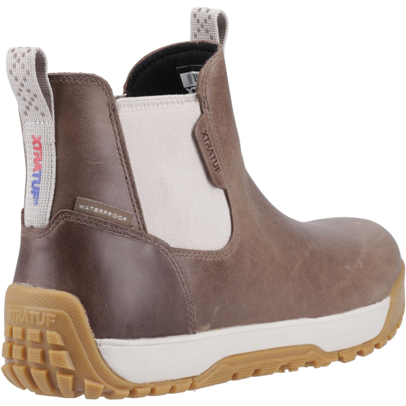 Xtratuf Ankle Deck Boot Leather Leather Women's Stone Wellington Boots
