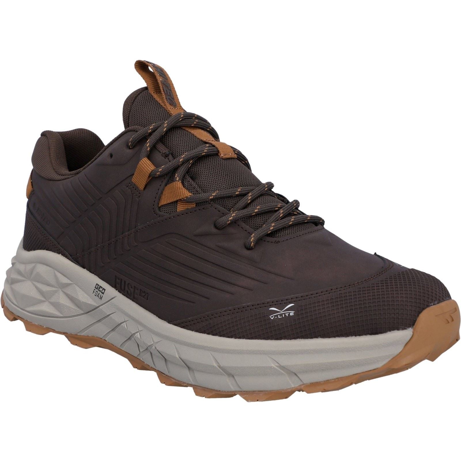 Hi-Tec Fuse Trek Synthetic Men's Chocolate Brown/Timber Wolf Sneakers