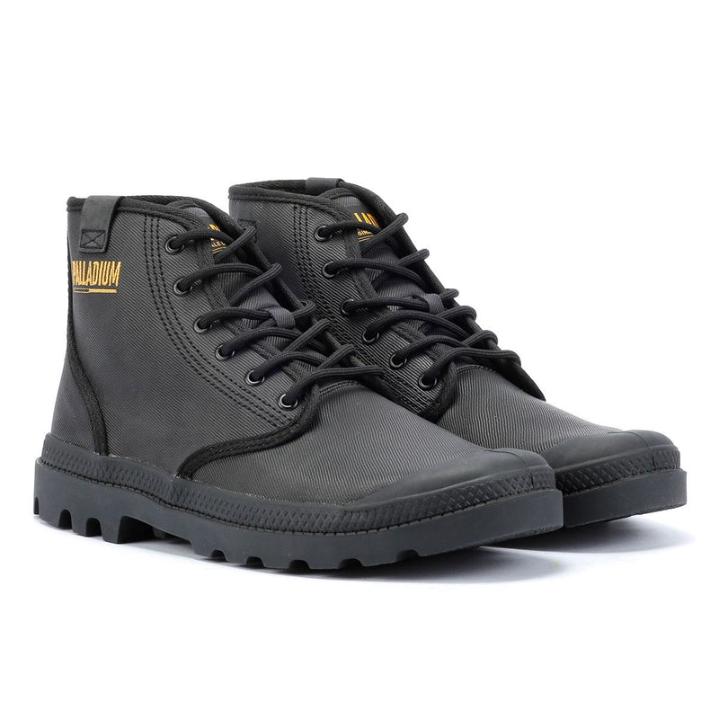 Palladium Pampa Hi Wax Canvas Black Boots