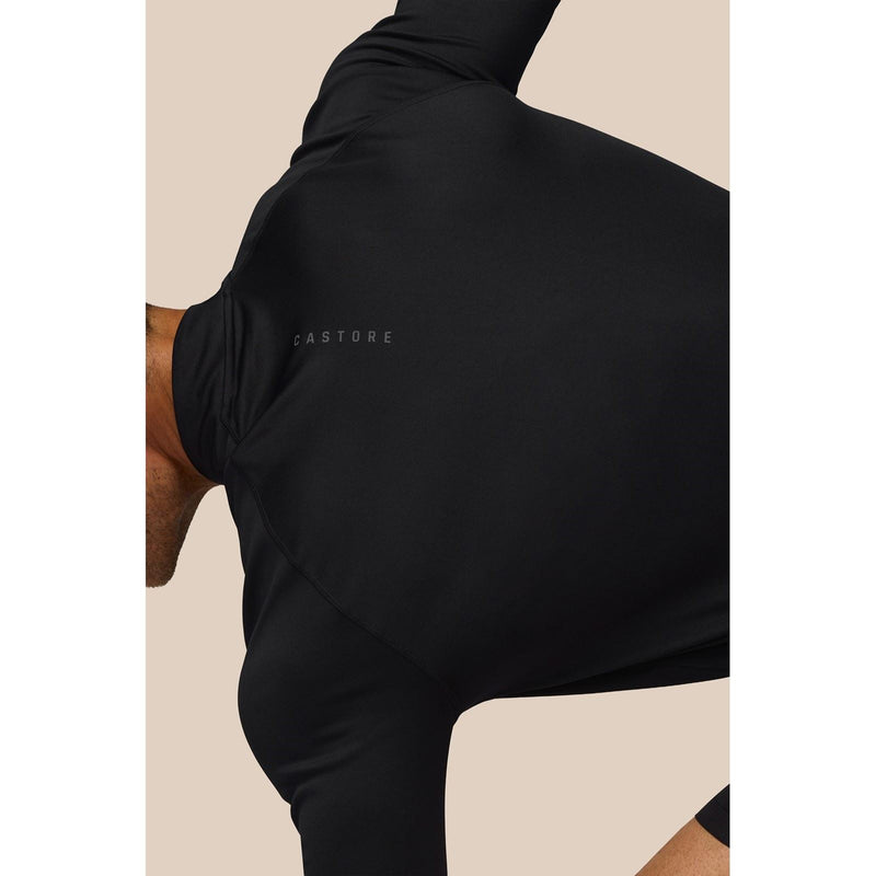 Castore Adapt Training 1/4 Zip Top Polyester Men's Black Activewear T-Shirts