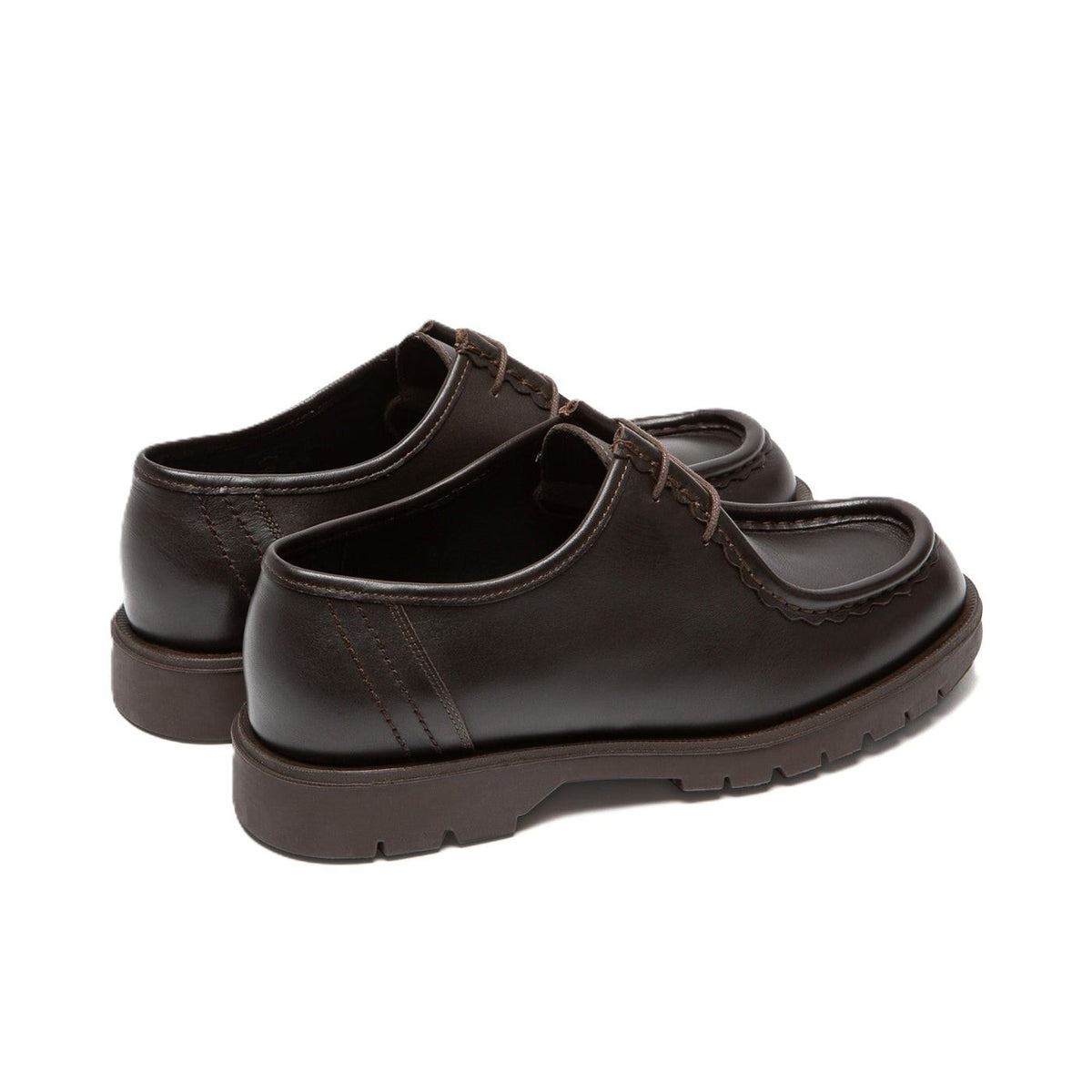 Kleman Padror Leather Men's Brown Lace-Up Shoes